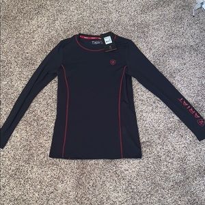 Dark Navy and Red Ariat Sun Shirt